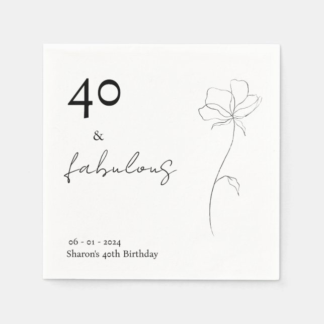 Cocktail Napkin | Customizable Event (Front)