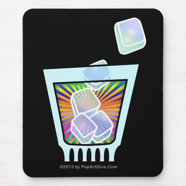 COCKTAIL - OLD FASHIONED - ROCKS GLASS MOUSE PAD (Front)