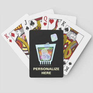 COCKTAIL - OLD FASHIONED - ROCKS GLASS PLAYING CARDS