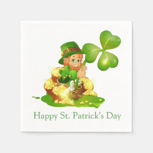 Cocktail Paper Napkins-St. Patrick's Day Napkin