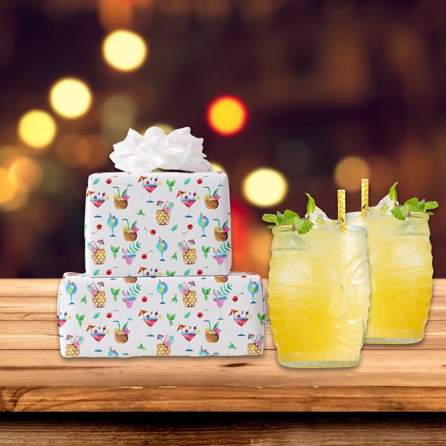 Cocktail Party Gift Wrapping Paper (Creator Uploaded)