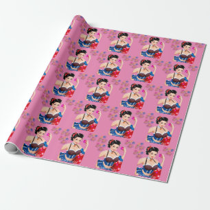 Cocktail Party Girl Thunder_Cove Wrapping Paper