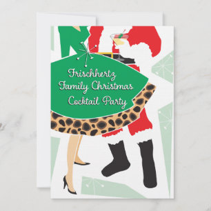 Cocktail Party Holiday Party Invitations_Custom Invitation