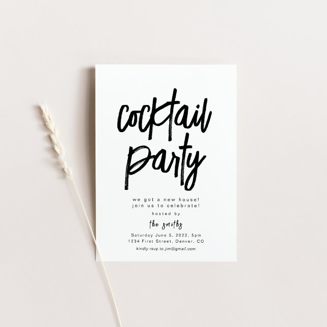 Cocktail Party Housewarming Party Invitation (Creator Uploaded)