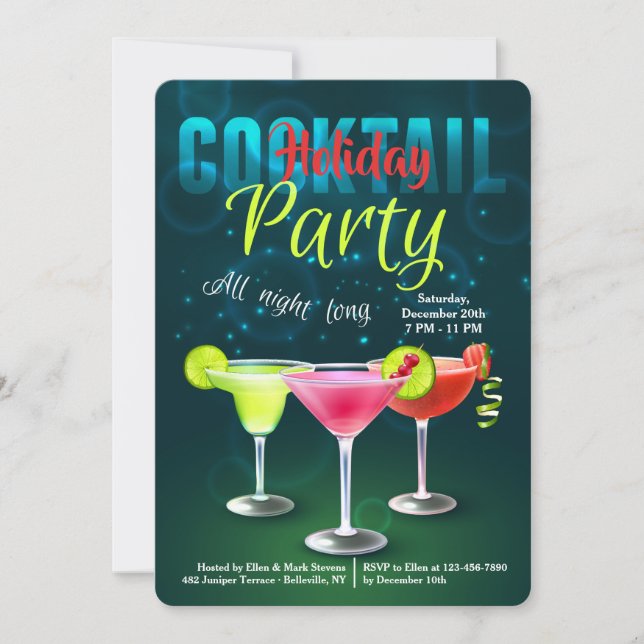 Cocktail Party Invitation (Front)