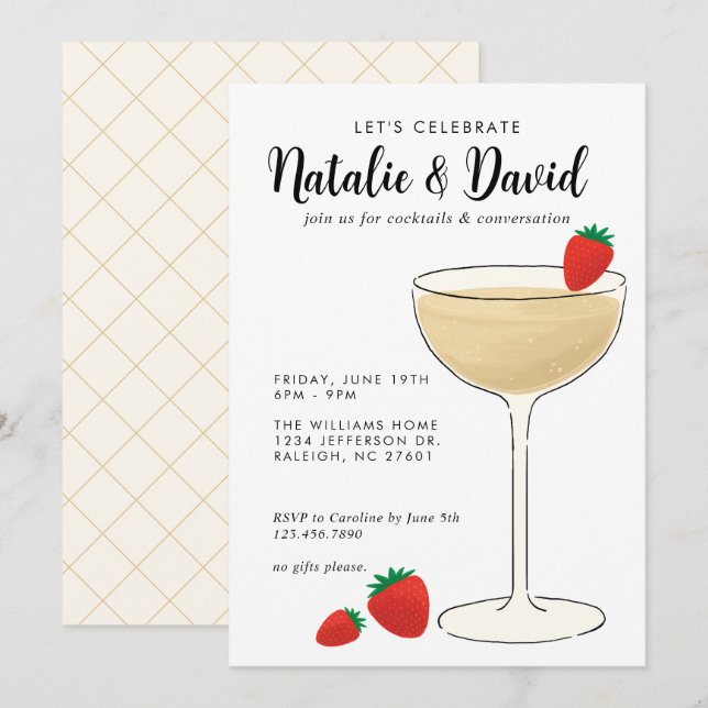Cocktail Party Invitation (Front/Back)