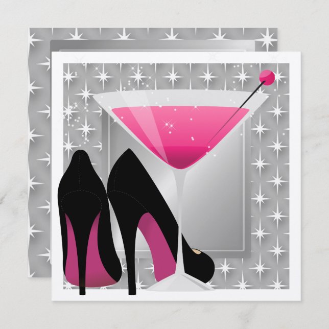 Cocktail Party Invitation by SRF (Front/Back)