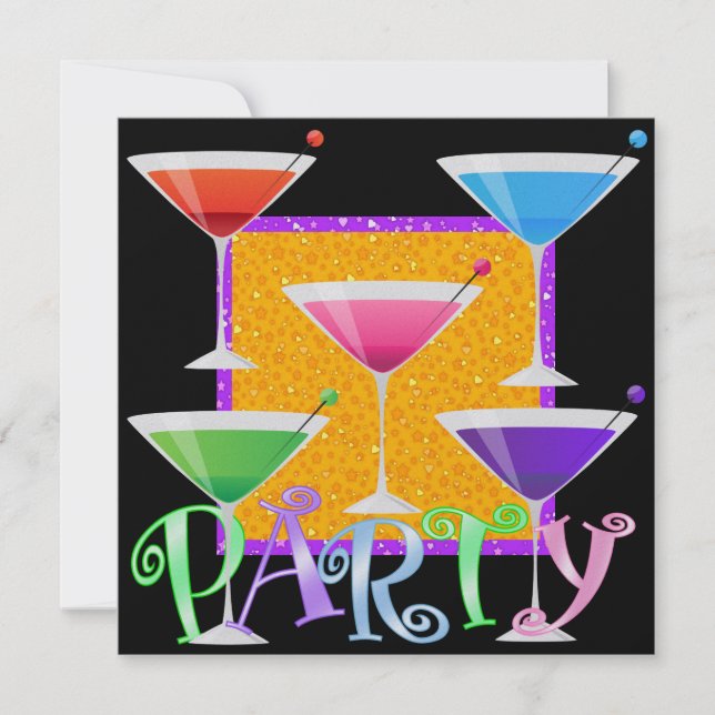 Cocktail PARTY - SRF Invitation (Front)