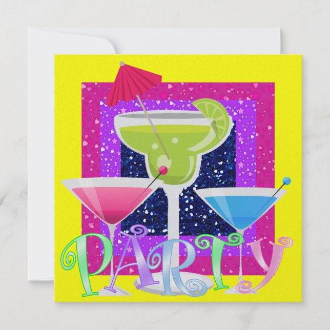 Cocktail PARTY - SRF Invitation (Front)