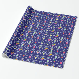 Cocktail Pattern Wrapping Paper