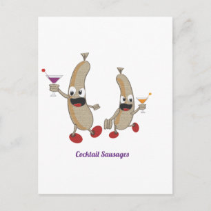 cocktail Sausages Postcard