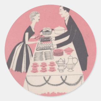 Cocktail Time Classic Round Sticker