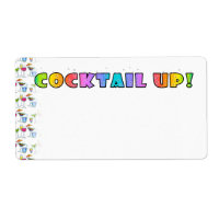 COCKTAIL UP! AVERY LABEL
