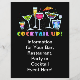 COCKTAIL UP! PROMOTIONAL FLYERS