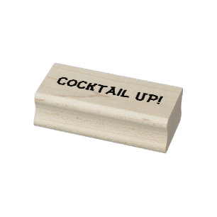 COCKTAIL UP! RUBBER STAMP