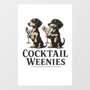 Cocktail Weenies Funny Dachshund Wiener Dog
