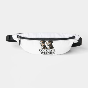Cocktail Weenies Funny Dachshund Wiener Dog Bum Bags