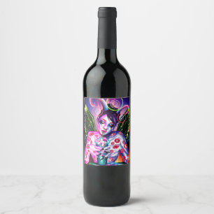 Cocktail Wine Label