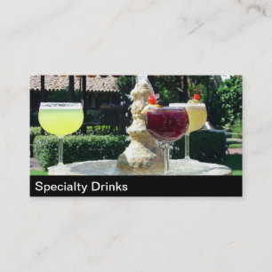 Cocktails and Drinks Business Card