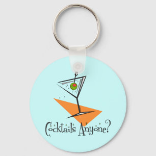 Cocktails Anyone? Key Ring