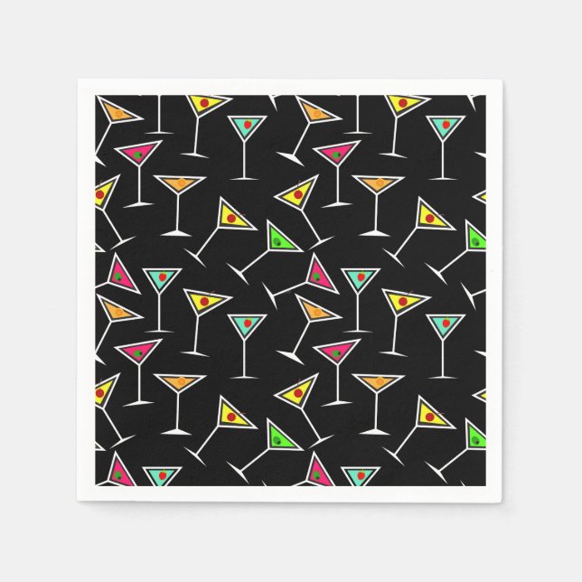 Cocktails Anyone? Napkin (Front)