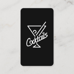 Cocktails / Bartender Business Card
