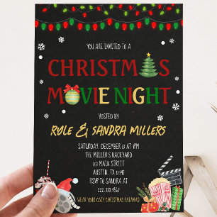 Cocktails Christmas Party Invitation