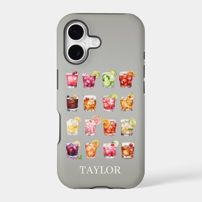 Cocktails Galore Monogrammed (Back)