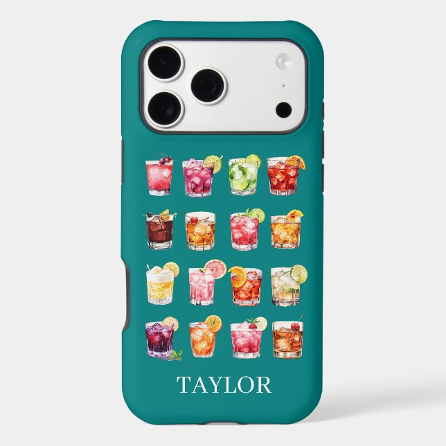 Cocktails Galore Monogrammed (Back)