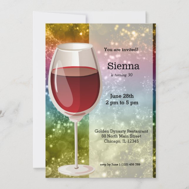 Cocktails Invitation (Front)