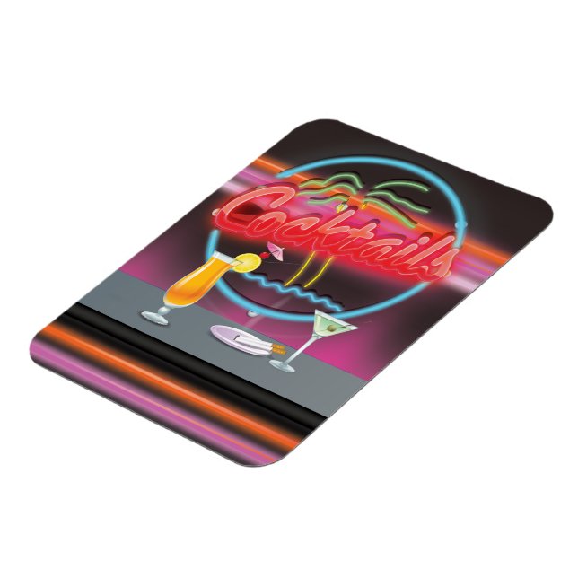 Cocktails nightclub bar with drinks magnet (Left Side)