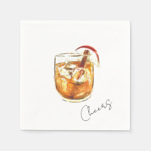 Cocktails Paper Napkin