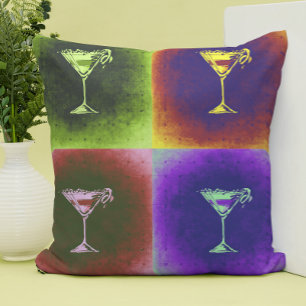 Cocktails Pop Art   Cushion