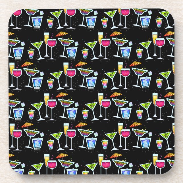 COCKTAILS UP! CORK COASTERS (Front)