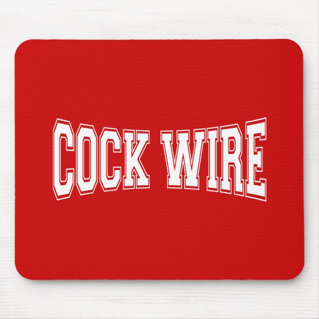 COCKWIRE MOUSE PAD (Front)