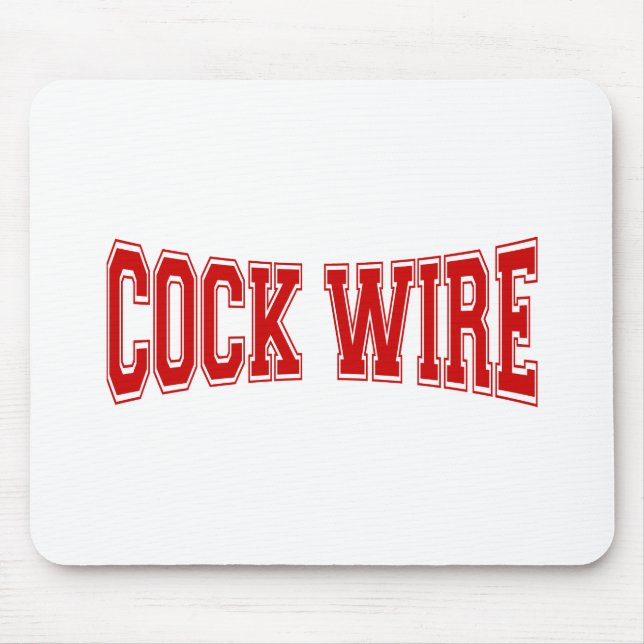 COCKWIRE MOUSE PAD (Front)