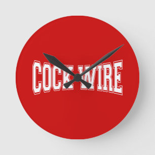 COCKWIRE ROUND CLOCK