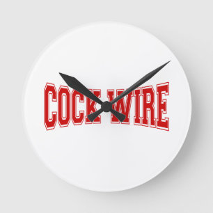 COCKWIRE ROUND CLOCK