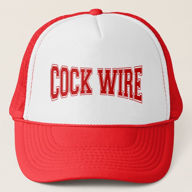 COCKWIRE TRUCKER HAT (Front)