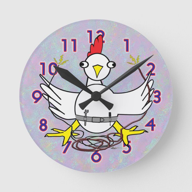 Cocky Contractor Clock (Front)