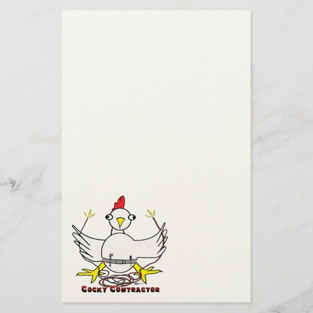 Cocky Contractor Stationery (Front)