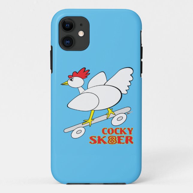 Cocky Skater Case-Mate iPhone Case (Back)