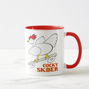 Cocky Skater Mug