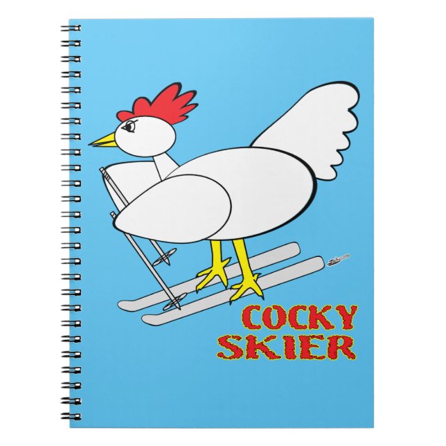 Cocky Skier Notebook (Front)