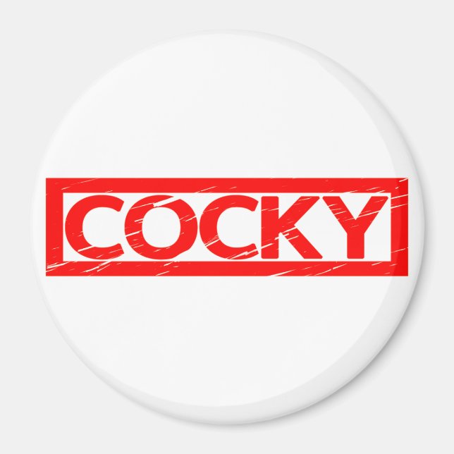 Cocky Stamp Magnet (Front)
