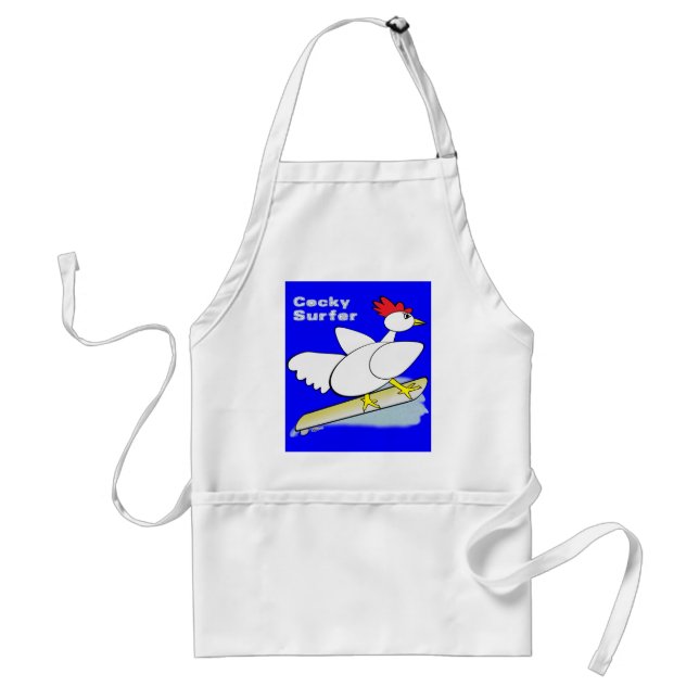 Cocky Surfer Standard Apron (Front)