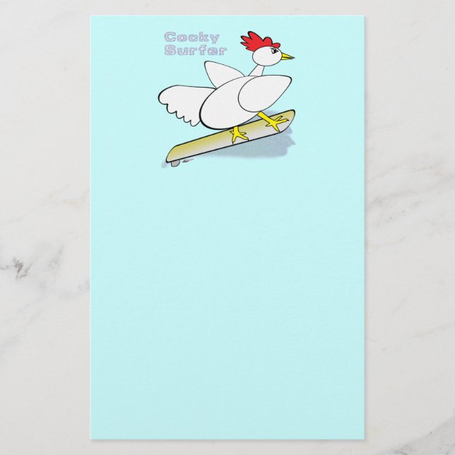 Cocky Surfer Stationery (Front)