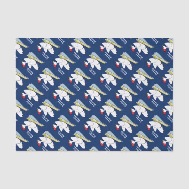 Cocky Surfer Tissue Paper (Front)