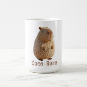 Coco-Bara Vibes. Capybara Core: Coconut Couture Coffee Mug