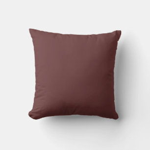 coco brown solid colour pillow